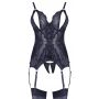 Koszulka do podwieszania Cottelli LINGERIE z otwartym krokiem L - 12