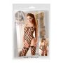 Bodystocking siatkowy z pończochami Rio NO:XQSE czarny SL - 2