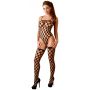 Bodystocking siatkowy z pończochami Rio NO:XQSE czarny SL - 4