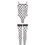 Bodystocking siatkowy z pończochami Rio NO:XQSE czarny SL - 6
