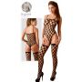 Bodystocking siatkowy z pończochami Rio NO:XQSE czarny SL - 12