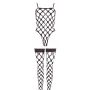 Bodystocking siatkowy z pończochami Rio NO:XQSE czarny SL - 11