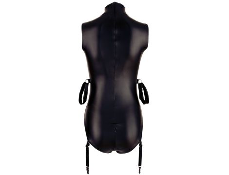 Body z szelkami Cottelli BONDAGE czarne M - 22
