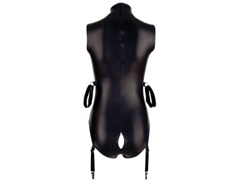 Body z szelkami Cottelli BONDAGE czarne M - 25