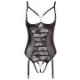Body sznurkowe Abierta Fina koronkowe z otwartym kroczem 85B/L - 4