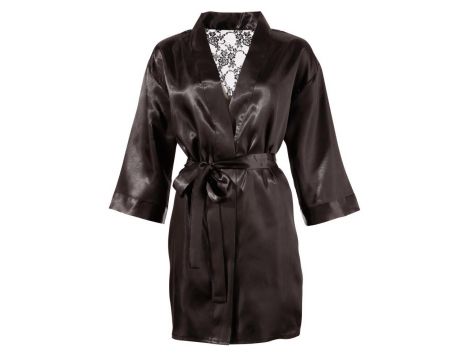Kimono satynowe z koronką Cottelli L/XL - 5