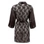 Kimono satynowe z koronką Cottelli L/XL - 11