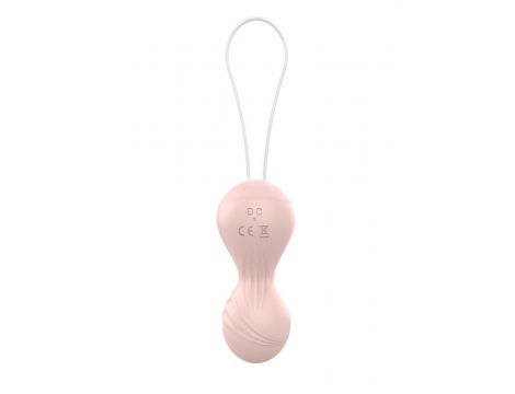 Kulki Kegla wibrujące silikonowe z pilotem USB 10 funkcji - 4