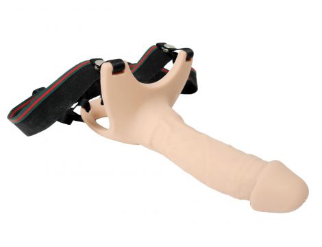 Proteza strap on silikonowa B Series Magic 24,5 cm - 4