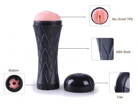 Masturbator waginalny CyberSkin latarka B Series Power - 4