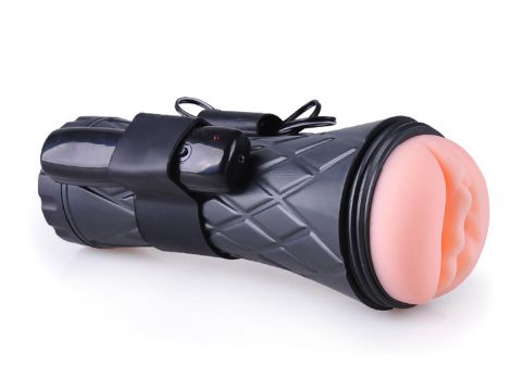 Masturbator-Vibrating Vagina cyber skin- Latarka - 2