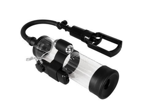 Pompka próżniowa Powerpump MAX wibrująca czarna transparentna - 2