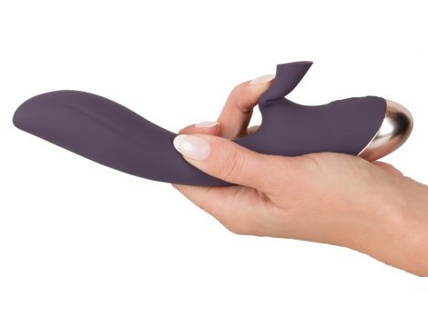 Wibrator ssący Javida punktu G silikonowy USB 21 cm - 16