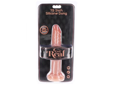 Dildo silikonowe ToyJoy Get Real cieliste 19 cm - 2