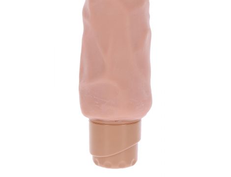 Duży wibrator podwójnej gęstości ToyJoy 23 cm cielisty - 4