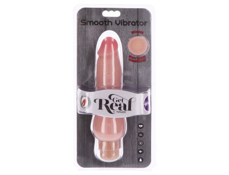 Wibrator gładki podwójnej gęstości ToyJoy cielisty 22.5 cm - 2