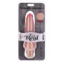 Wibrator gładki podwójnej gęstości ToyJoy cielisty 22.5 cm - 3