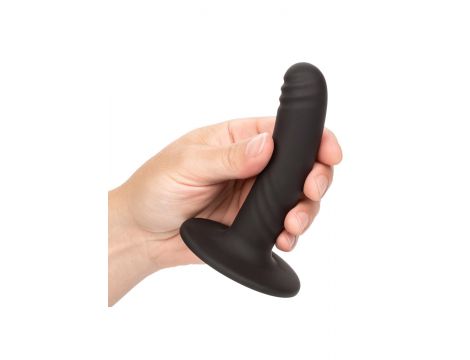 Dildo analne Calexotics Boundless żebrowane czarne 12 cm - 3
