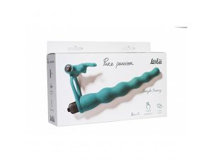 Strap on Pure Passion Jungle Bunny zielony z wibracją