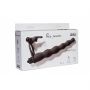 Strap-on silikonowy Pure Passion Jungle Bunny czarny 16,5 cm - 2