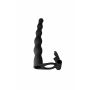 Strap-on silikonowy Pure Passion Jungle Bunny czarny 16,5 cm - 4