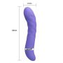 Wibrator punktu G Pretty Love Truda 7 funkcji silikonowy fioletowy 19 cm - 7