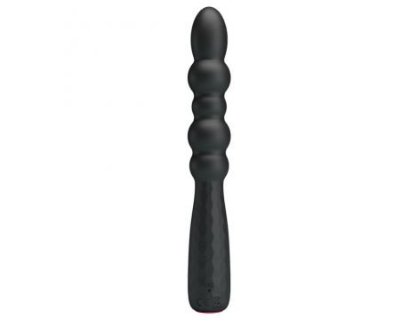 Wibrator punktu G Pretty Love Monroe 12 funkcji silikonowy czarny USB