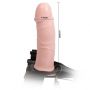 Wibrująca pusta proteza penisa Baile elastyczna 17 cm - 4