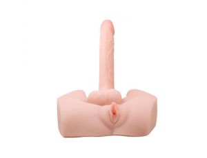 Realistyczny masturbator z penisem i pochwą Baile wibrujący