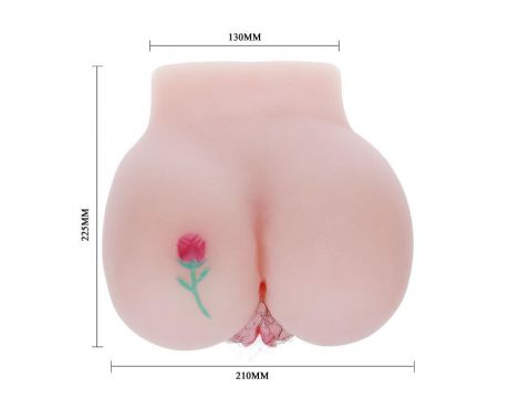 Wibrujący masturbator Baile Princess z pochwą i analem - 7
