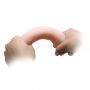 Realistyczne dildo elastyczne Baile z przyssawką cieliste 24 cm - 5