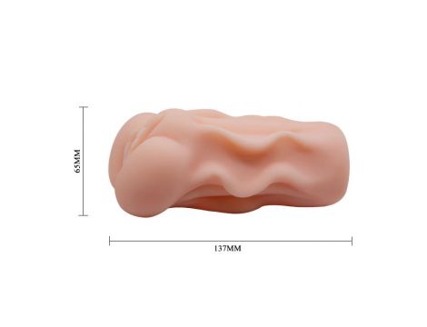 Masturbator kompaktowy realistyczny Crazy Bull Linda wodoodporny 14 cm - 4