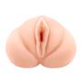 Masturbator waginalny Crazy Bull realistyczny cyberskóra cielisty 13 cm - 4