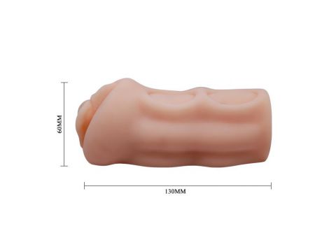 Masturbator kompaktowy realistyczny Crazy Bull Lillian wodoodporny 13 cm - 4