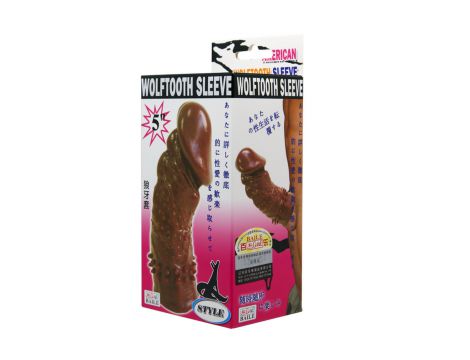 Guzowata żylasta przedłużka na penisa Baile Wolftooth - 6