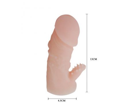Nakładka na penisa z cyberskóry realistyczna 13cm - 6