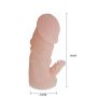 Nakładka na penisa z cyberskóry realistyczna 13cm - 7
