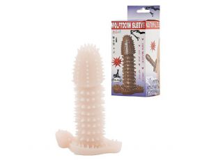 Przedłużka na penisa z wypustkami Baile Wolftooth 14 cm