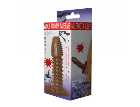 Przedłużka na penisa z wypustkami Baile Wolftooth 14 cm - 8