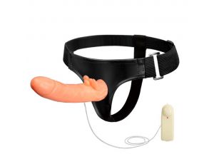 Dildo na pasek wibrujące z obrotem Baile regulowane