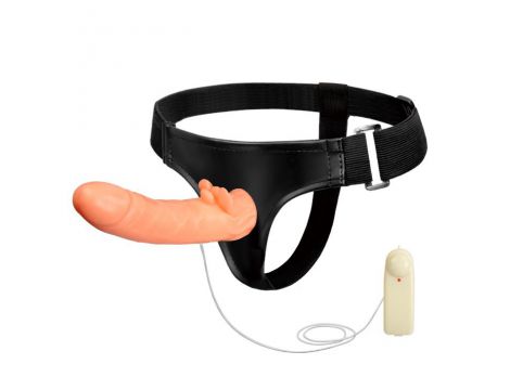 Dildo na pasek wibrujące z obrotem Baile regulowane