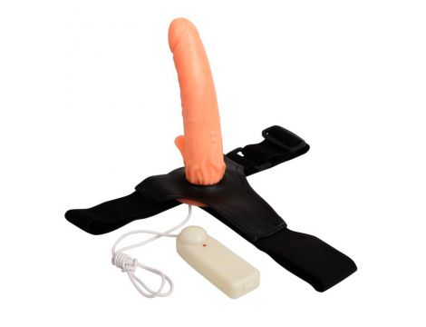 Dildo na pasek wibrujące z obrotem Baile regulowane - 3