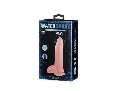 Wibrator realistyczny Baile z pilotem i sprejem wodnym 18 cm - 2