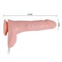 Wibrator realistyczny Baile z pilotem i sprejem wodnym 18 cm - 6