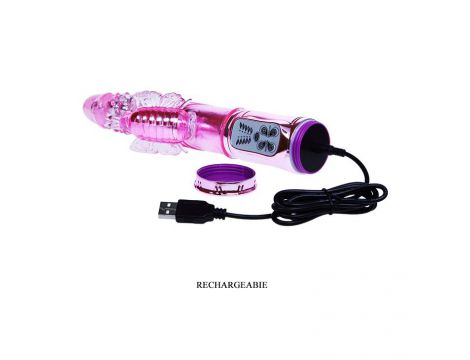 Wibrator króliczek Baile Throbbing Butterfly USB - 6