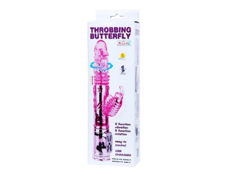 Wibrator króliczek Baile Throbbing Butterfly USB - 7