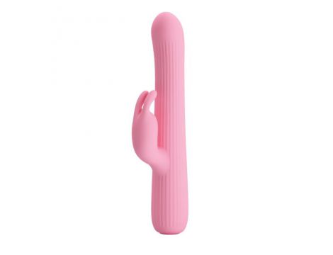 Wibrator punktu G 4 rotacje 4 wibracje Pretty Love Julian różowy USB - 3