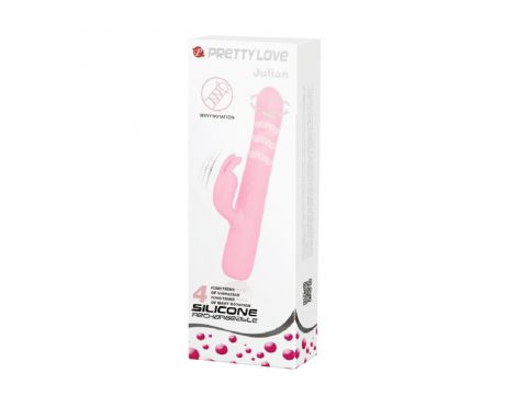Wibrator punktu G 4 rotacje 4 wibracje Pretty Love Julian różowy USB - 9