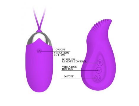 Jajko wibrujące Pretty Love Eden z pilotem USB 12 funkcji - 10