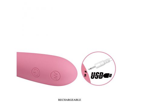 Wibrator punktu G silikonowy Pretty Love Grace USB 30 funkcji 12 cm - 6